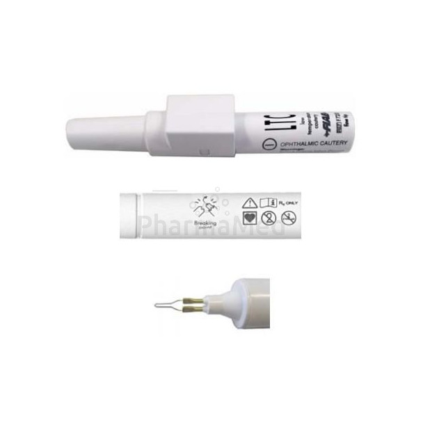 Electrocauter jetable FIAB F7255 embout fin 28mm - 600° - 10pc