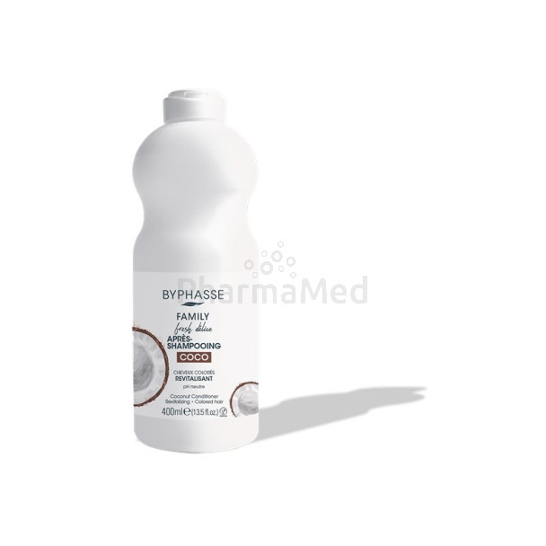 Après-shampoing Byphasse family fresh Noix de Coco - 400ml