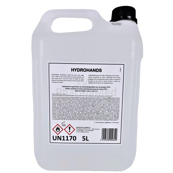 HYDROHANDS gel désinf. Hydro-Alcoolique  (5L)