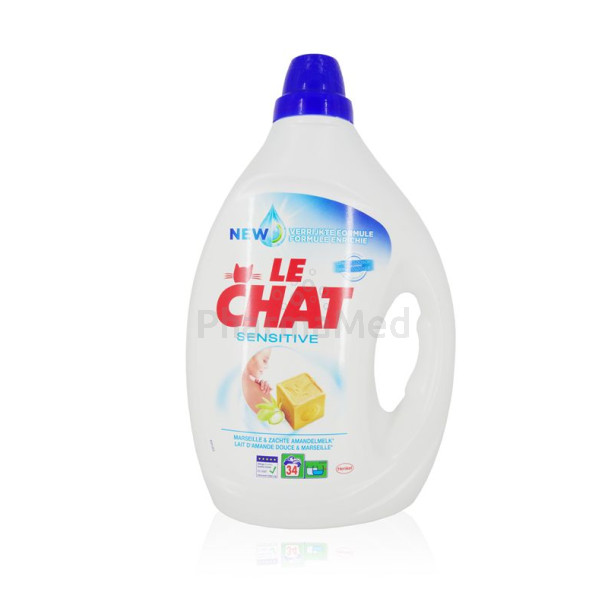 LE CHAT - lessive liquide hypoallergénique - 1.875L