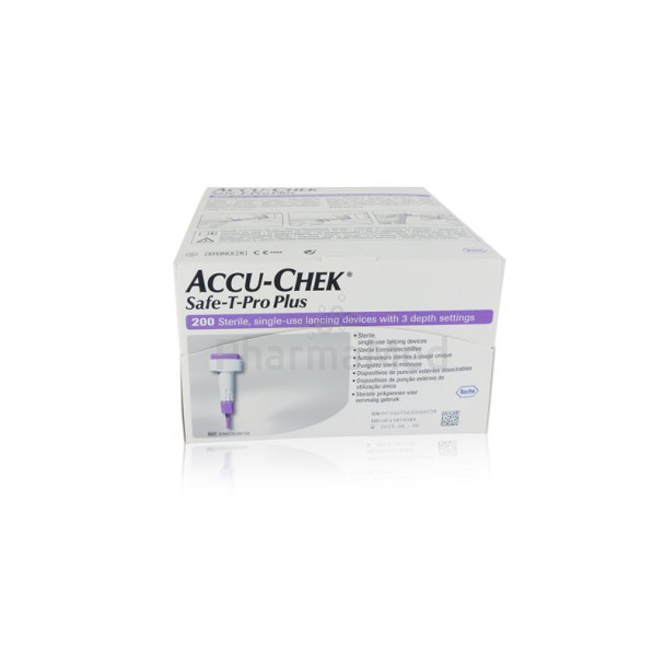 ACCU CHEK SAFE-T-PRO PLUS lancettes   (200pc)