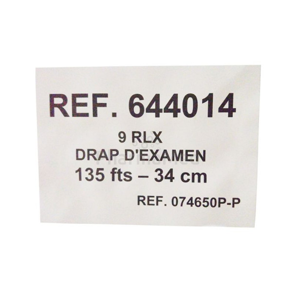 Drap d'examen DEX-EVI - 2pl - blanc - 50cmx46m - 1 rouleau --- Plus disponible, alternative 27535