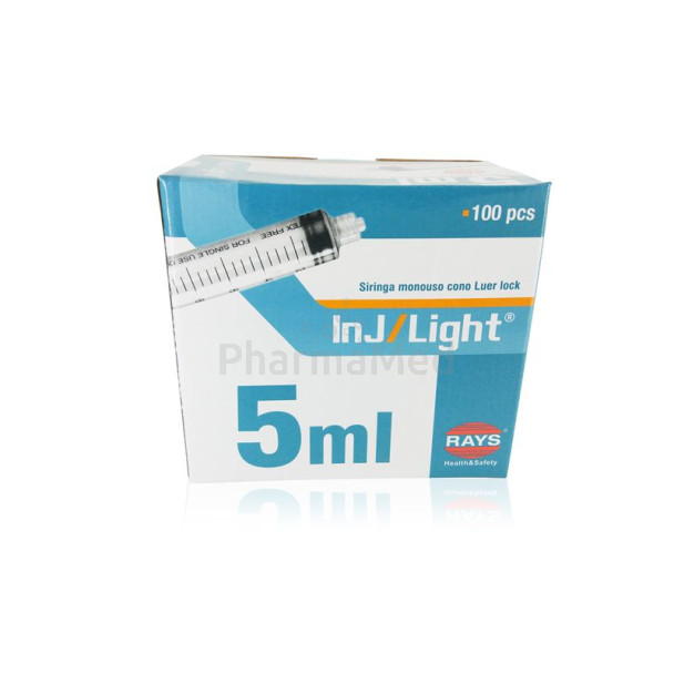Seringues RAYS 5ml Luer Lock .........(100pc)