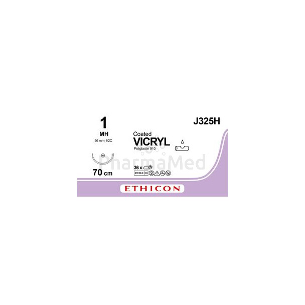 VICRYL 1 V325H MH 70cm...............(36fils)