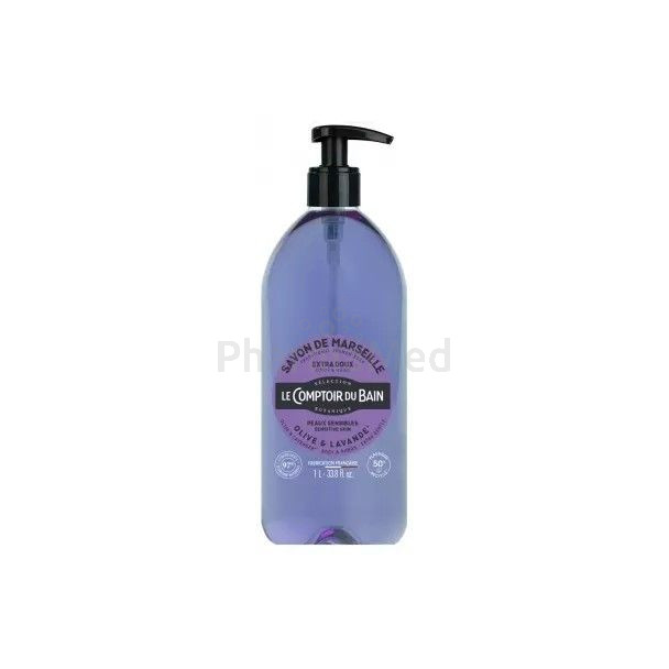 Savon liquide de Marseille Lavande... (500ML) - Savon liquide de Marseille Lavande... (500ML)