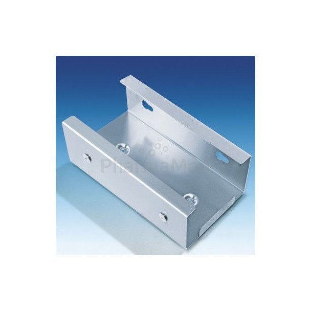 Support mural pour gants inox 25x13x7,5cm - 1pc