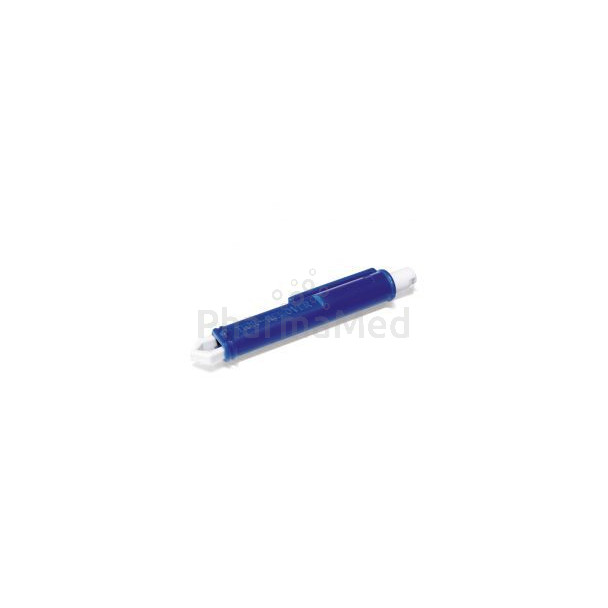 Pince à tiques bleue ECO plastique 9,2cm - 1pc