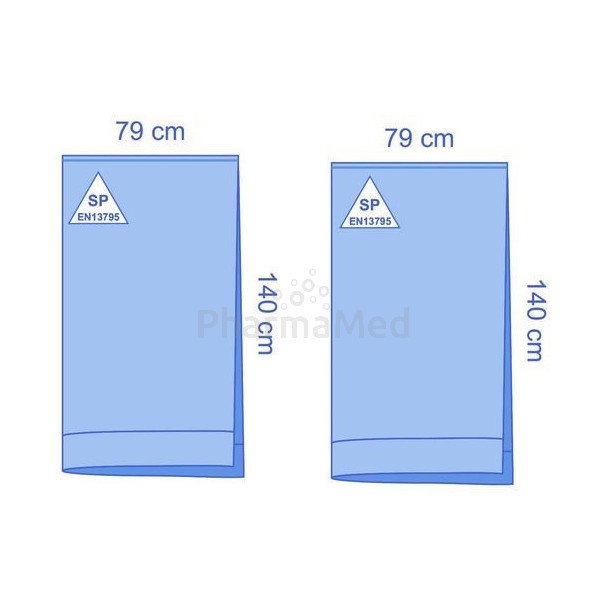 Jambière chirurgicale/legging ST 79x140cm - 26pcs