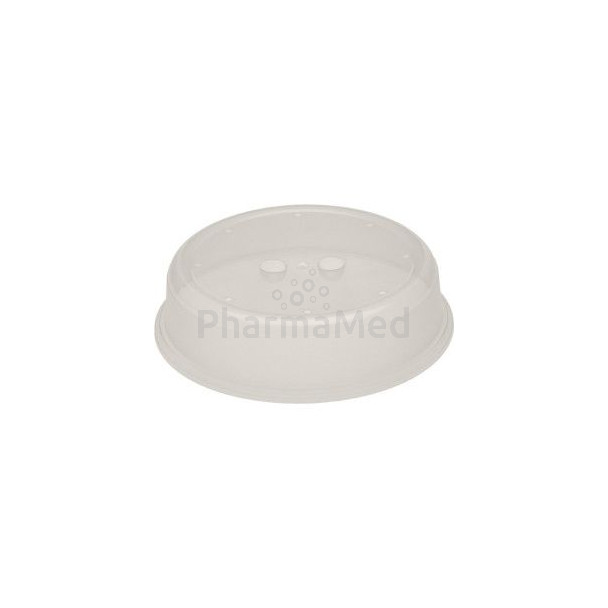Cloche micro-ondes PP translucide 26,5x6,5 cm
