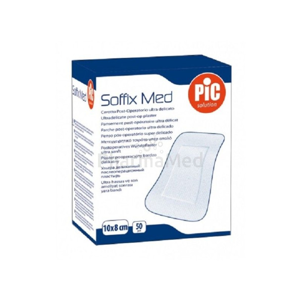 Soffix Med - pansement adhésif hypoallergénique - 10x8cm - 50pc