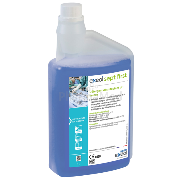 EXEOL Sept First détergent désinfecant pH neutre 1 L