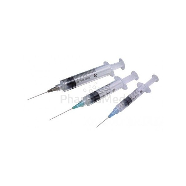 Seringues montées TERUMO - 2,5ml + 25G5/8 - 100pc