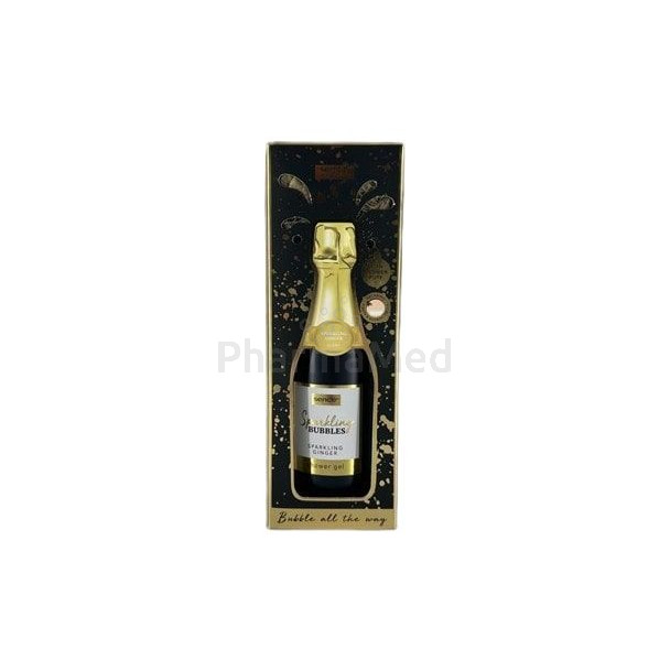 Shampoing champagne + fleur de douche - 300ml - noir/rose