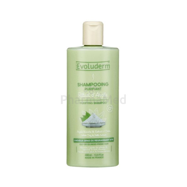 EVOLUDERM Shampooing Ritual d'argile - 400ml