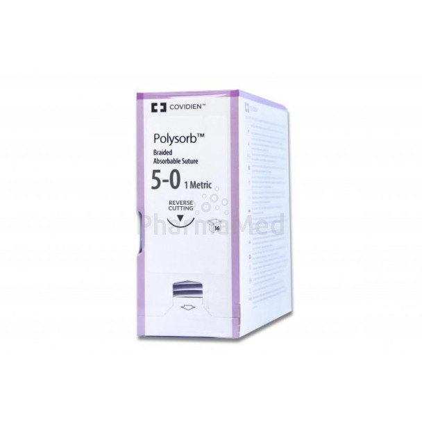 Polysorb 5/0 Und PS-3 3/8 16mm 45cm - 36 fils