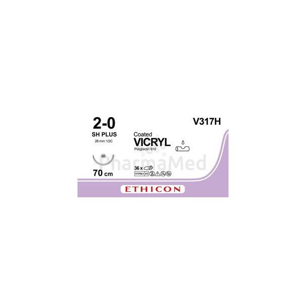 VICRYL 2-0 V317H SH 70cm.............(36fils)
