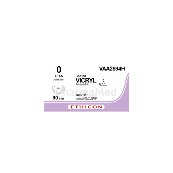 VICRYL 0 VAA2594H UR-5 90cm..........(36fils)