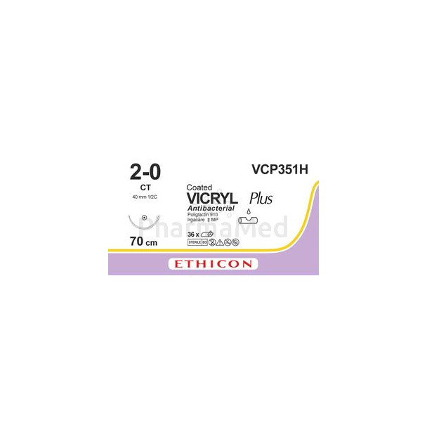 VICRYL PLUS 2-0 VCP351H CT 70cm......(36fils)