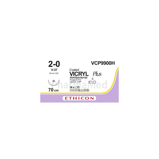 VICRYL PLUS 2-0 VCP9900H V-37 70cm...(36fils)