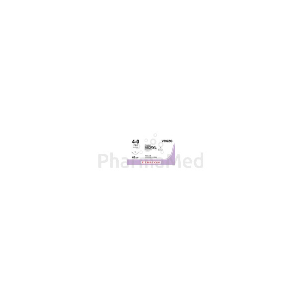 Vicryl coated violet 45cm USP 4-0 FS-2 - 12 fils