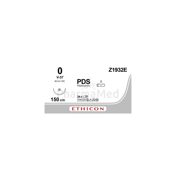 ETICON PDS II 0 CP-1 violetZ467H 70cm ..(36f)