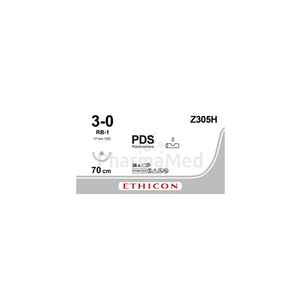 PDSII violet Z305H 1xRB-1 3/0 70cm - 36fils