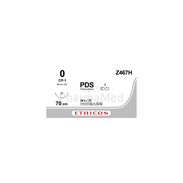 ETICON PDS II 0 CP-1 violetZ467H 70cm ..(36f)