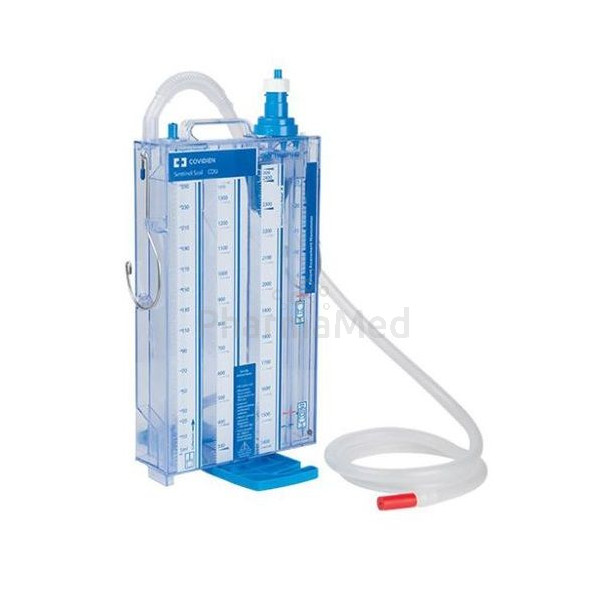 Unité de drainage thoracique Sentinel Seal, aspiration sèche, prête pour l'autotransfusion - 1pc