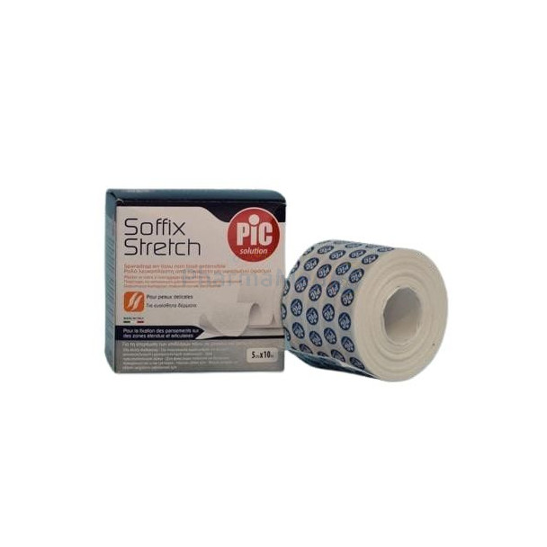 SOFFIX ROL - 5cmx10m adhésif hypoallergénique - 1 rouleau