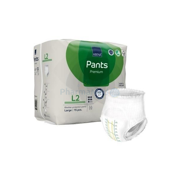 ABENA Pants Premium - L2 - 1900ml/7g - 15pc