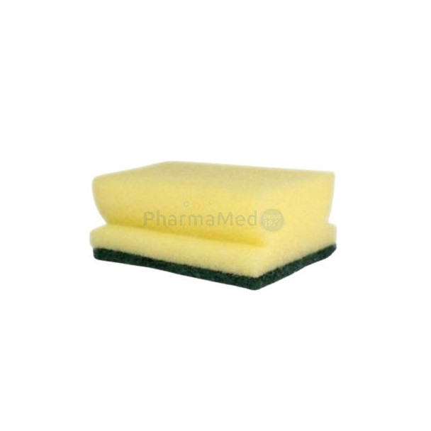 RECURAL abrasif éponge synth. verte 10x7x5 - 1pc