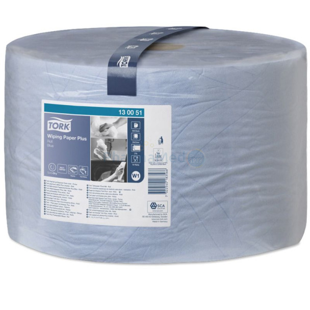 Bobine TORK W1 510m bleu 1500 feuilles