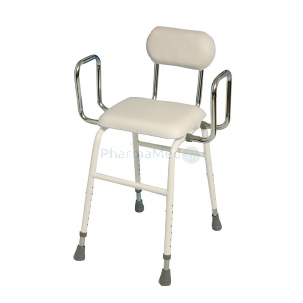 Tabouret avec dossier et accoudoirs 4-1 - 1pc