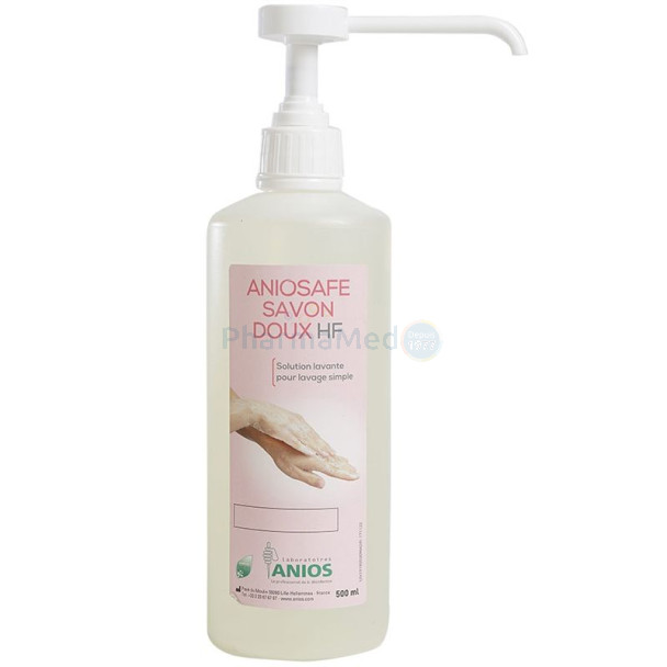 ANIOSAFE savon mains doux HF +pompe - 500ml