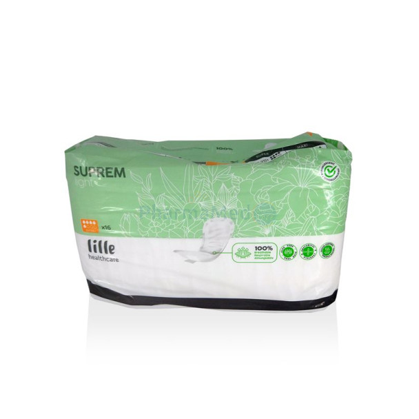 Couche anatomique Lille SUPREM light - EXTRA PLUS 5 gouttes - 12x16pc
