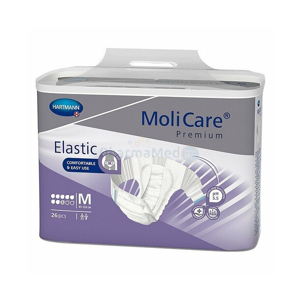 MOLICARE Premium Elastic Change complet 8 gouttes - Medium - 26pc