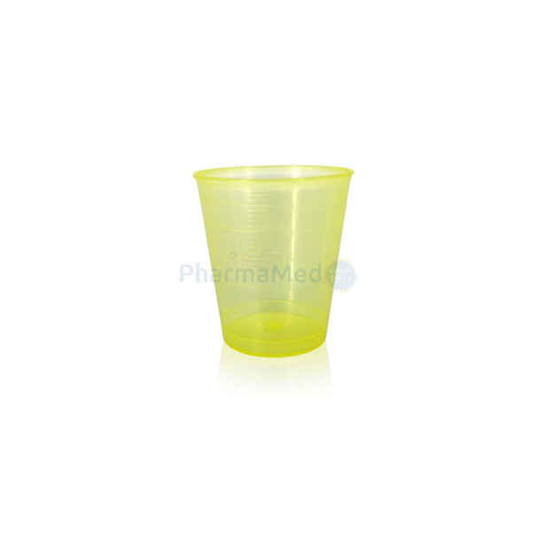 Godets hauts & étroits 30ml - Jaune - 60x80pc