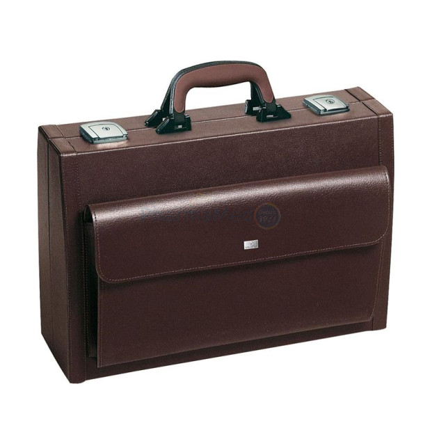 Mallette PICCOLA en cuir - simili bordeau - 1 pièce