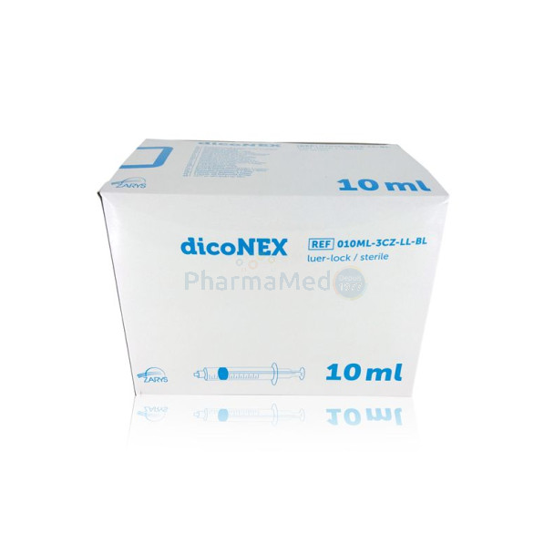 Seringues ZARYS dicoNEX sans latex - 10ml - 100pc