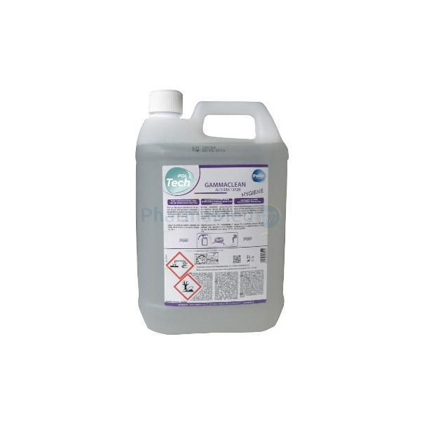 GAMMACLEAN Nettoyant Désinfectant sols et surfaces - POLTECH GAMMACLEAN nett. dégr. désinfect.(5L)