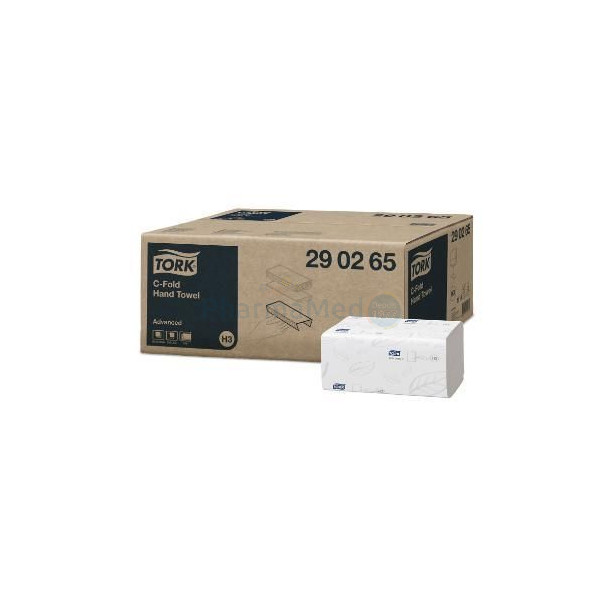 Ess. Mains TORK blanc H3 C 2plis 20x128f. 24,8x31cm Advanced