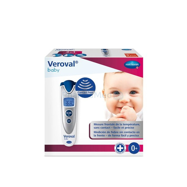 Veroval thermomètre à mesure frontale (1pc)