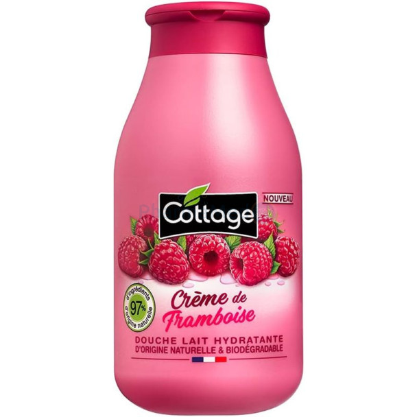 COTTAGE lait douche Crème de framboise 250ml - 1pc