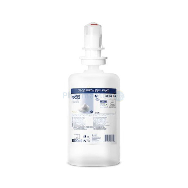Savon mousse TORK PREMIUM extra mild - 1L