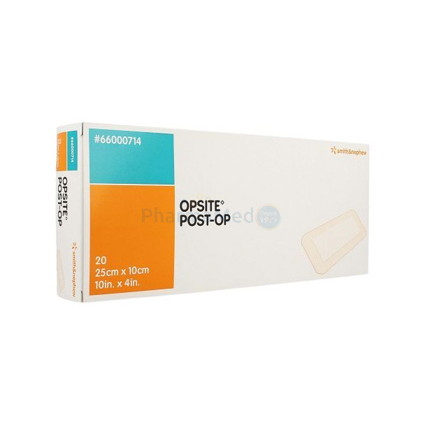 Opsite pansement post op - 25x10cm - 20pc