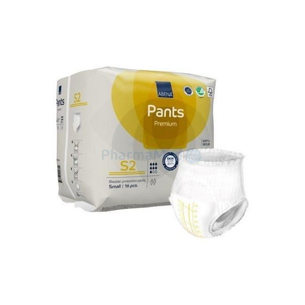 ABENA Pants Premium - S2 - 1900ml/6g - 16pc