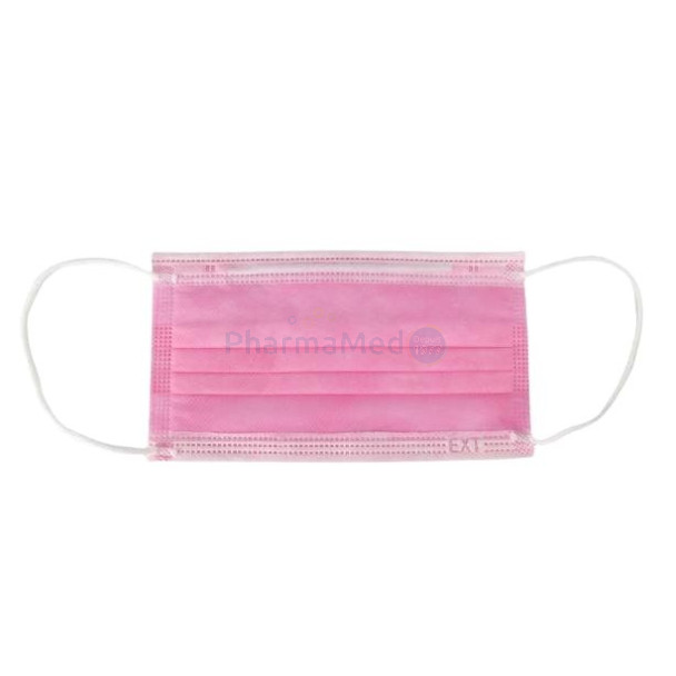 Masques chirurgicaux CA roses - 50pc