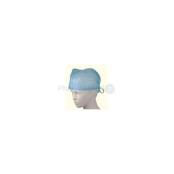 Calot de chirurgien +lanières à nouer UU - 1pc