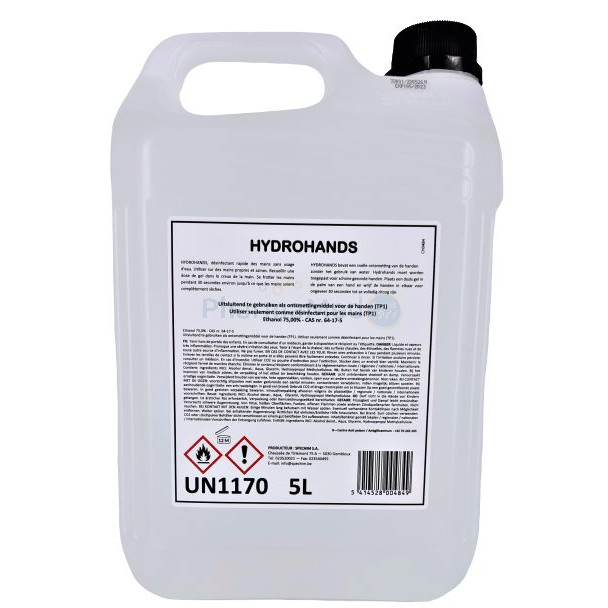 HYDROHANDS gel hydro-Alcoolique - 5L