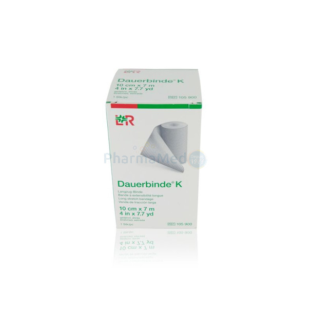 DAUERBINDE K - bande de compression - 1 rouleau - 7mx10cm